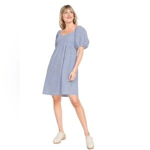 Old Navy | Dresses | Old Navy Puffsleeve Linenblend Mini Dress | Poshmark